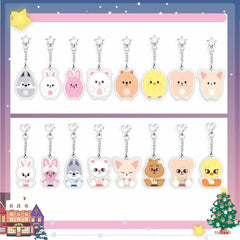 SKZ Crossover Heart Acrylic Keyring