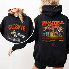 Unisex Vintage Beautiful Chaos Tracklist Hoodie