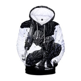 Unisex Anime Digital Printed Pullover Hoodie
