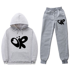 Unisex Leisure Olivia Hoodie Sports Pants Set
