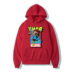 Unisex Casual Thor Graphic Printed Loose Hoodie