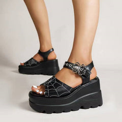 Black Widow Platform Sandals