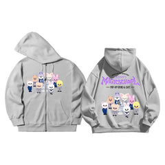 Cute Kpop MAGICSCHOOL Zipper Hoodie