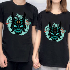 Unisex Xiao Graphic Print Pullover T-shirt