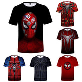 Spider-Man Cosplay 3D Print Short Sleeve T-Shirt