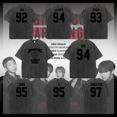 ARIRANG Tour RM JK JIN Cotton Washed Tee