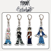 "SHOT CALLERS" Cartoon Keychain Acrylic Pendant