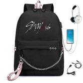 Leisure Kpop Waterproof Chain Backpack