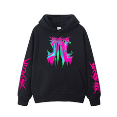 Unisex Kpop Fashion Loose Drawstring Hoodie