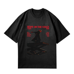 HOPE ON THE STAGE Graphic Short Sleeve T-Shirt