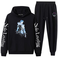 Unisex Anime Graphic Hoodie Pants Suit