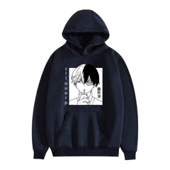 Men's and Women's Anime Graphic Print Hoodie Top