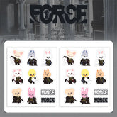SKZ "FORCE" Transparent Waterproof Stickers