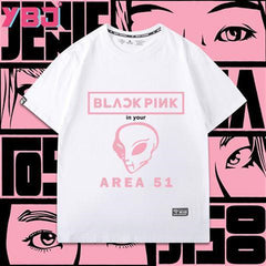 Trendy Women's Kpop Short-sleeved T-shirt