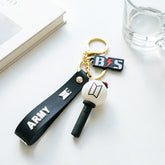 BANGTAN Lightstick Pendant Soft Rubber Keychain