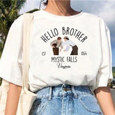 Casual TVD Graphic Women's Loose T-Shirt