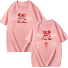SKZ Dominate Tour Print Cotton Short-sleeved T-shirt