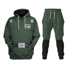 Trendy 3d Mandalorian Print Cosplay Sports Hoodie Pants Co-ords