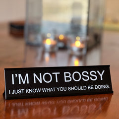 SARCASTIC ACRYLIC OFFICE DESK SIGNS