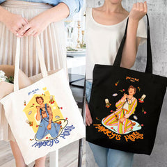 Trendy House Printed Canvas Bag