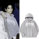 JK V ARIRANG Printed Loose Hoodie