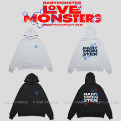 LOVE MONSTERS Print Drawstring Hoodie