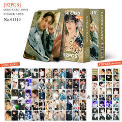 92pcs SKZ Hollow LOMO Photo Card Stickers