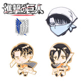 Mikasa Levi Anime Brooch Badge