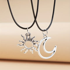 Sun and Moon Couple Necklace