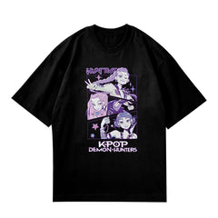 KPDH Poster Printed Crew Neck T-Shirt