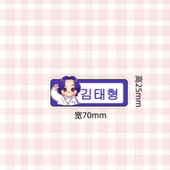 KPOP Acrylic Brooch Set