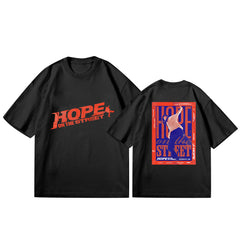 Retro J-hope Graphic Print T-shirt