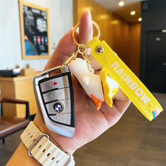 Adorable Spinning Ducks Keychains