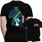 Trendy Men's JoJo Short-sleeved Black T-shirt