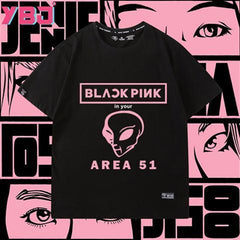 Trendy Women's Kpop Short-sleeved T-shirt