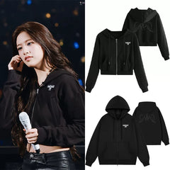 ShowWhatIAm Tour Hooded Zipper Top