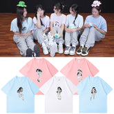 NJZ Cartoon Printed Short-sleeved Tee