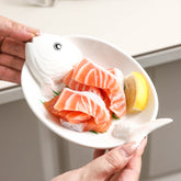 Creative Ceramic Salmon Sushi Plate