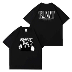 SKZ RUN IT TOUR Printed Cotton Tee