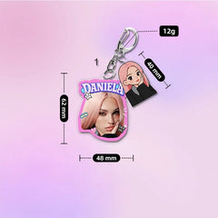 DANIELA MEGAN MANON Pendant Bag Keychain