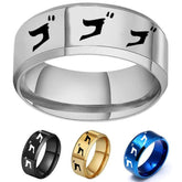 Anime Logo Laser Ring
