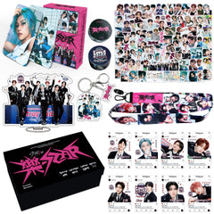 KPOP Album -STAR Stickers Keychain Gift Box