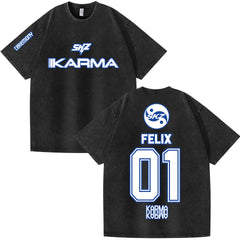 KPOP KARMA 2025 Washed T-shirt