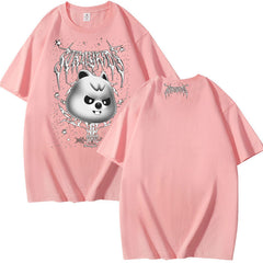 Evil Han Quokka Print Short-sleeved T-shirt