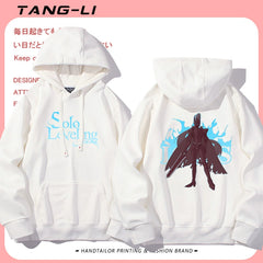 Casual Anime Loose Pullover Hoodie