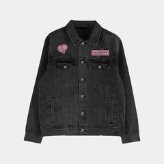 BP DEADLINE Printed Denim Jacket
