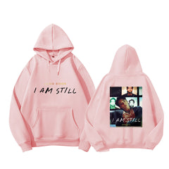 KPOP IAM STILL Logo Printed Hoodie