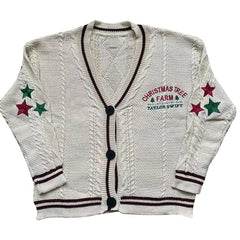 Casual Star Knitted Cardigan Sweater