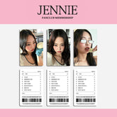 JENNIE FC Membership Photocard