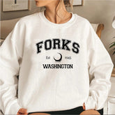 Women's Crew Neck Letter-printed Sweatshirt